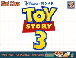 disney pixar toy story 3 title logo t-shirt copy png