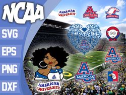 american university eagles bundle ncaa svg, ncaa svg, instant download