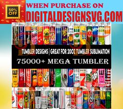 75000  tumbler bundle, mega tumbler bundle, tumbler bundle design, sublimation tumbler bundle, 20oz skinny tumbler bundl