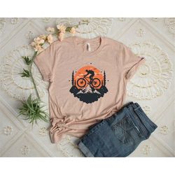 retro bike shirt, cute bicycle tee, gift for cyclist, bike lover shirt, gift for biker, bicycle shirt, biking shirt, cyc