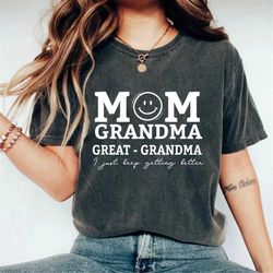 great grandma shirt, pregnancy announcement, baby announcement, grandma birthday, gift for great-grandma, baby reveal to