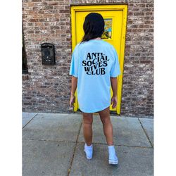 anti social wives club shirt | bridal shower gift | engagement gift | wedding gift | gift for bride | bride gift, oversi