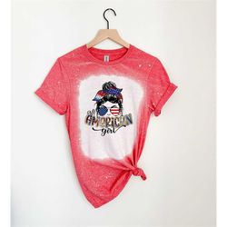 american mama and mini bleached shirts | american mama | american mini | bleached shirts | sublimated shirts | gifts | m