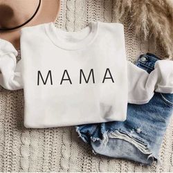 mama crewneck sweatshirt, mom life shirt, shirt for mom, gift for mom, graphic crewneck, new mom gift, baby shower, retr