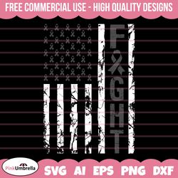 skin cancer fight usa flag svg, cancer ribbon svg,  skin cancer awareness svg, black ribbon svg, svg cut file for cricut