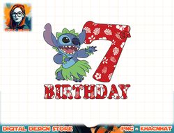 disney lilo & stitch 7th birthday stitch hula dancer png