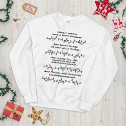 friends tv show christmas sweater / phoebe christmas song / friends christmas gift / friends merch / friends fan / frien