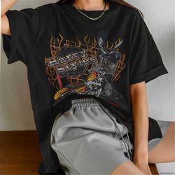 motorcycle t-shirt, canyon moon tee,  harryween tee, only angel tee, flame tee, oversized tee, aesthetic clothing, aesth