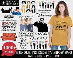 1000 file friends bundle svg , digital download