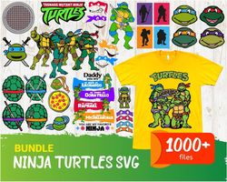 1000 files ninja turtles svg , digital download