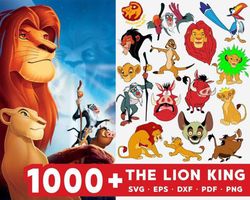 1000 files the lion king svg , digital download