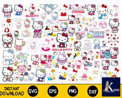 143 file hello kitty svg, digital download