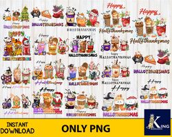 15 hallothanksmas coffee bundle png