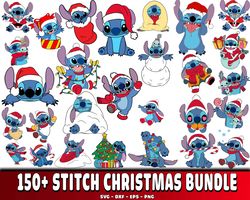 150 file stitch christmas bundle svg, digital download
