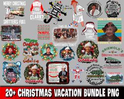 20 file christmas vacation bundle png