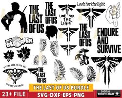 20 file the last of us bundle svg, the last of us svg dxf eps png