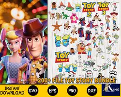 200 file toy story bundle svg, digital download