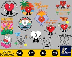 bad bunny svg baby benito svg, un verano sin ti svg mega bundle svg, digital download