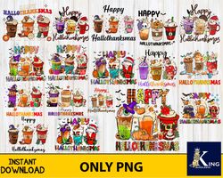 hallothanksmas bundle png, digital download