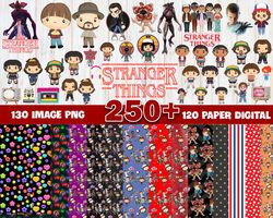 stranger things png ,250 file mega bundle stranger things png , digital download