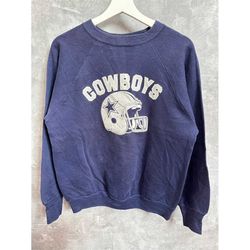 vintage dallas cowboys sweater size m