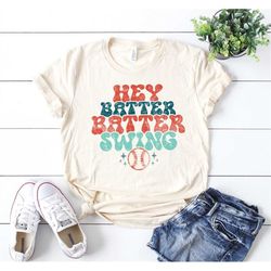 hey batter batter swing baseball shirt | softball shirt | baseball mom shirt | baseball gift shirt | baseball fan gift s