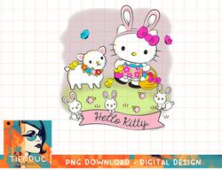 hello kitty and friends easter scene tee shirt.pnghello kitty and friends easter scene tee shirt copy png