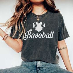 baseball heart shirt, baseball mom shirts, baseball comfort colors shirt, baseball mom shirt, baseball mama, baseball ts