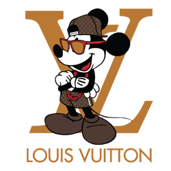 louis vuitton mickey mouse fashion svg, louis vuitton brand logo svg, lv logo fashion logo svg file cut digital download