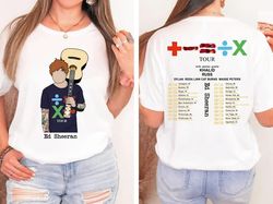 ed sheeran mathmatics tour 2023 shirt 2 sides, ed sheeran mathmatics shirt, ed sheeran tour shirt, ed sheeran shirt