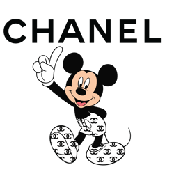 mickey mouse chanel fashion svg, chanel brand logo svg, chanel logo svg, fashion logo svg, file cut digital download