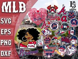 atlanta braves bundle mlb svg , mlb svg , instant download