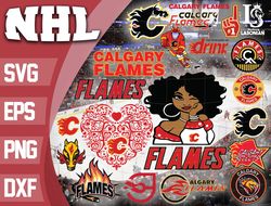 calgary flames bundle nhl svg , nhl svg , instant download