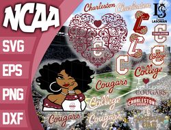 charleston cougars bundle ncaa svg, ncaa svg, instant download