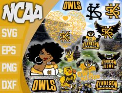 kennesaw state owls bundle ncaa svg, ncaa svg, instant download