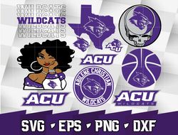 ncaa random vector abilene christian wildcats bundle ncaa svg, ncaa svg ,instant downdload