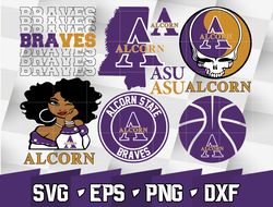 ncaa random vector alcorn state braves bundle ncaa svg, ncaa svg ,instant downdload