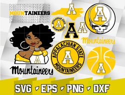 ncaa random vector appalachian state mountaineers bundle ncaa svg, ncaa svg ,instant downdload