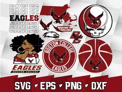 ncaa random vector boston college eagles bundle ncaa svg, ncaa svg ,instant downdload