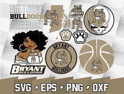 ncaa random vector bryant bulldogs bundle ncaa svg, ncaa svg ,instant downdload