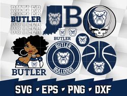 ncaa random vector butler bulldog bundle ncaa svg, ncaa svg ,instant downdload