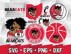 ncaa random vector cincinnati bearcats bundle ncaa svg, ncaa svg ,instant downdload