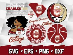 ncaa random vector college of charleston cougars bundle ncaa svg, ncaa svg ,instant downdload