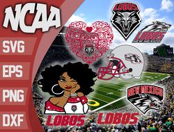 new mexico lobos bundle ncaa svg, ncaa svg, instant download