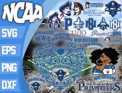 new orleans privateers bundle ncaa svg, ncaa svg, instant download