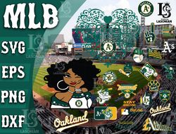 oakland athletics bundle mlb svg , mlb svg , instant download