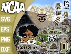 oakland golden grizzlies bundle ncaa svg, ncaa svg, instant download