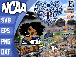 pepperdine waves bundle ncaa svg, ncaa svg, instant download