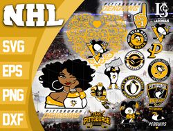 pittsburgh penguins bundle nhl svg , nhl svg , instant download