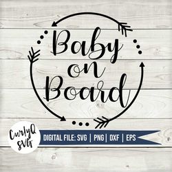 svg, baby on board, car, diy decal, infant, toddler, car safety, van decal, cricut, silhouette, digital download, baby,